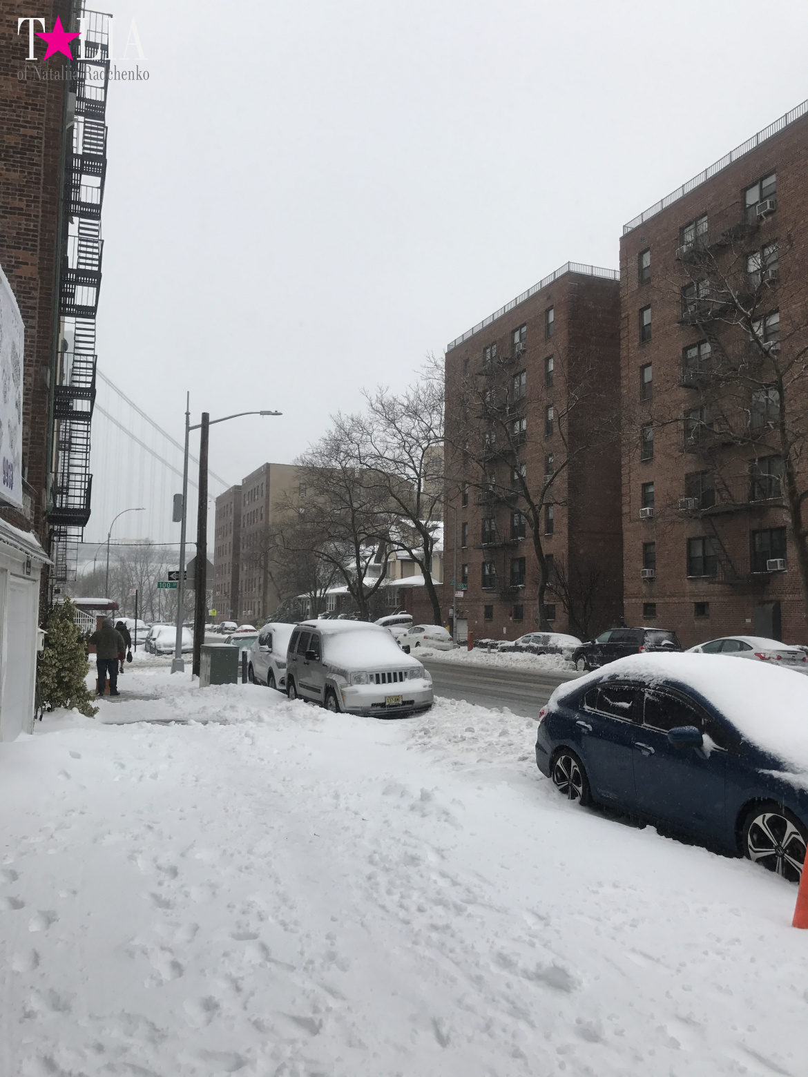 Snow Storm "Stella" on March 14, 2017 in New York